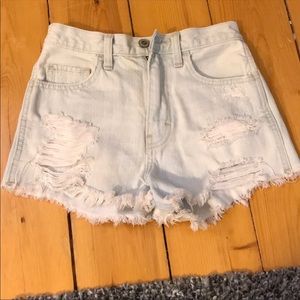 Rare Ripped Jean Shorts